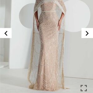 Elegant Strapless Sequin Dress